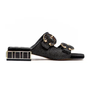Chinelo Exé Summer 871 Preto vista lateral