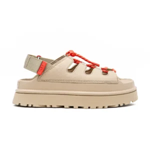 Sandália UGG W Goldenglow Toggle Bege vista lateral