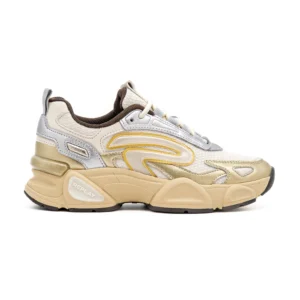 Sapatilha Replay Destiny W 2.0 Stay Dourado vista lateral