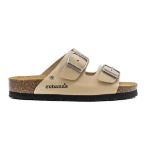 Chinelo Cubanas Amalia 100 Branco vista lateral
