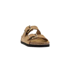 Chinelo Cubanas Amalia 301 Bege vista frontal