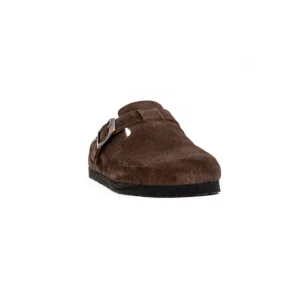 Chinelo Cubanas Maria 101 Castanho vista frontal