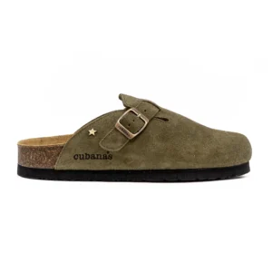 Chinelo Cubanas Maria 101 Verde vista lateral