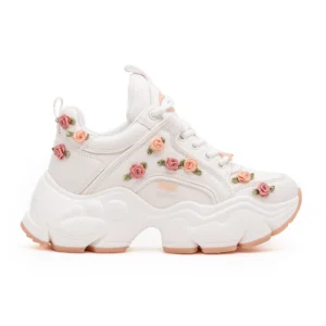 Sapatilha Buffalo Binary Rose 2.0 vista lateral