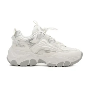 Sapatilha Buffalo Pyra One Branco vista lateral