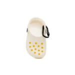 Carteira Crocs Classic Clog Pouch Bag Charm Branco vista frontal