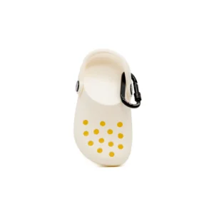 Carteira Crocs Classic Clog Pouch Bag Charm Branco vista frontal