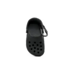 Carteira Crocs Classic Clog Pouch Bag Charm Preto vista frontal