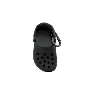 Carteira Crocs Classic Clog Pouch Bag Charm Preto vista frontal