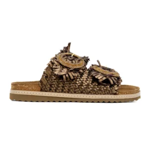 Chinelo ABF-97 2302 Welt Castanho vista lateral