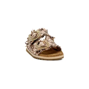 Chinelo ABF-97 2302 Welt Dourado vista frontal