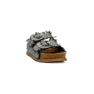 Chinelo ABF-97 2428 Heel Prateado vista frontal