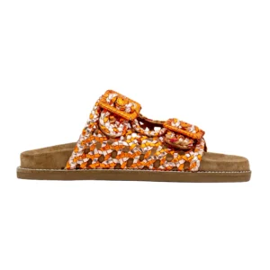Chinelo ABF-97 3950K Fusby Laranja vista lateral