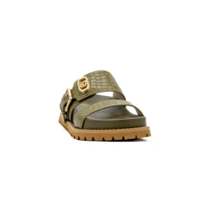 Chinelo Liu Jo Livia 02 Verde vista frontal