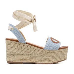Sandália Liu Jo Bali 02 Azul vista lateral