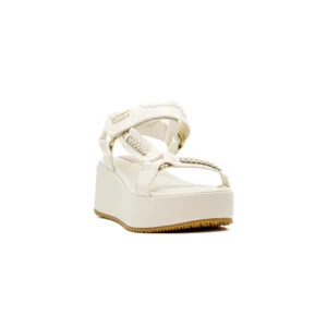 Sandália Liu Jo Flo 05 Branco vista frontal