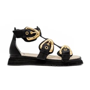 Sandália GIO+ Combi Black vista lateral