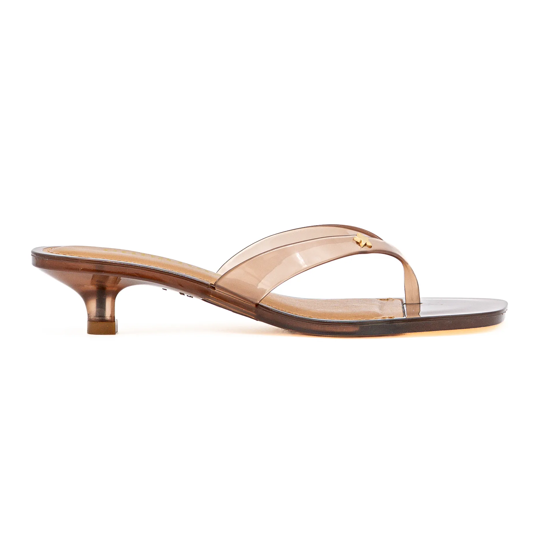 Chinelo Cubanas Jelly 007 Castanho
