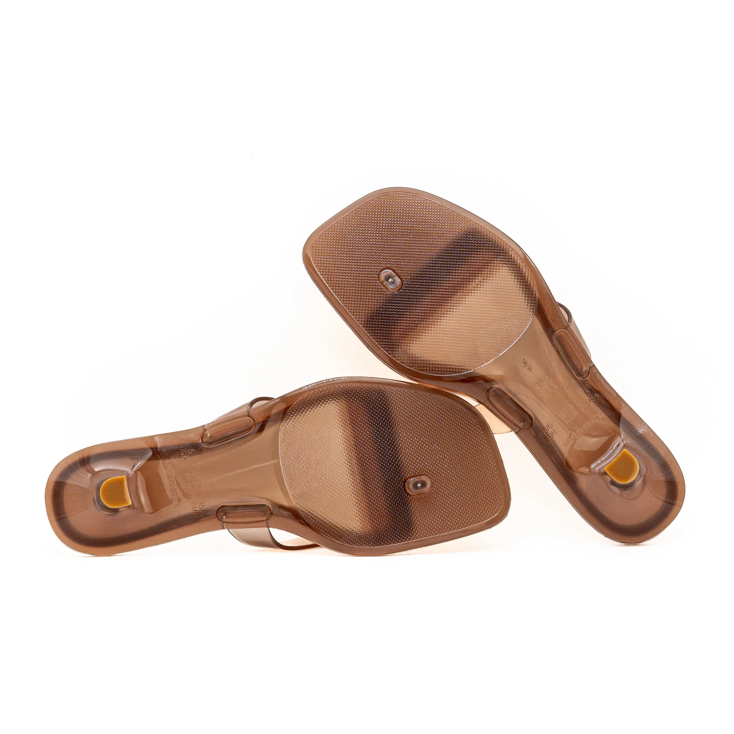 Chinelo Cubanas Jelly 007 Castanho - Image 5