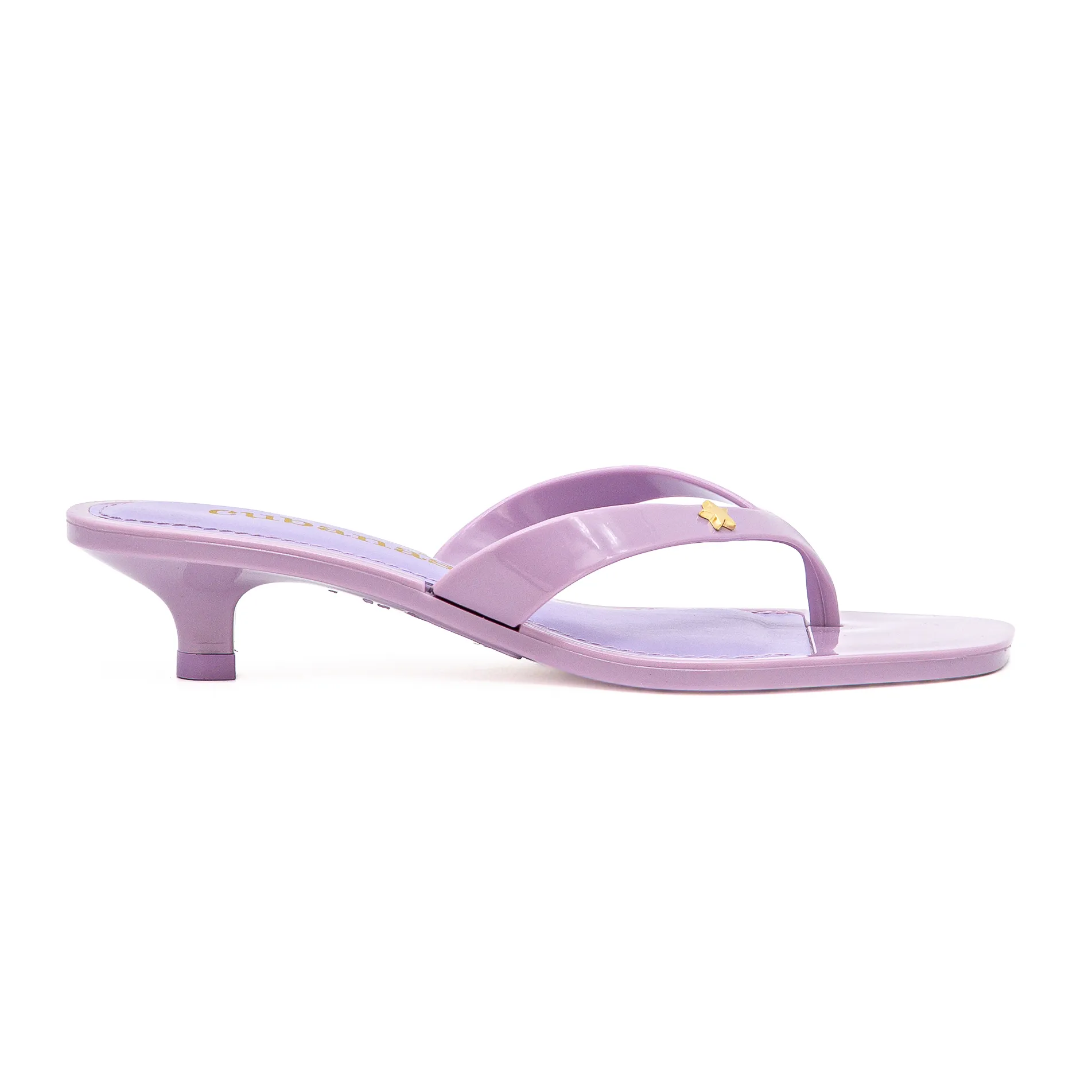 Chinelo Cubanas Jelly 007 Lilás
