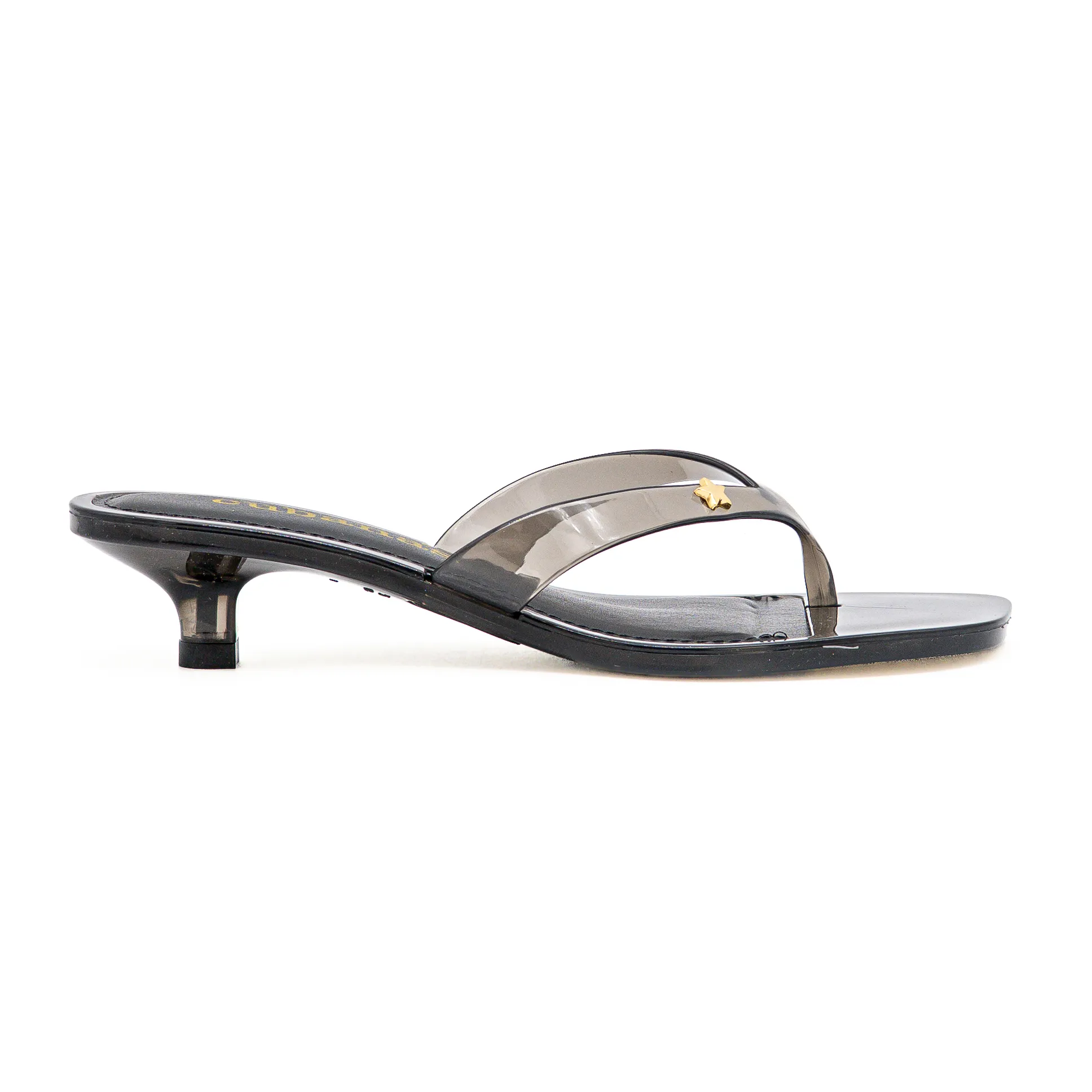 Chinelo Cubanas Jelly 007 Preto