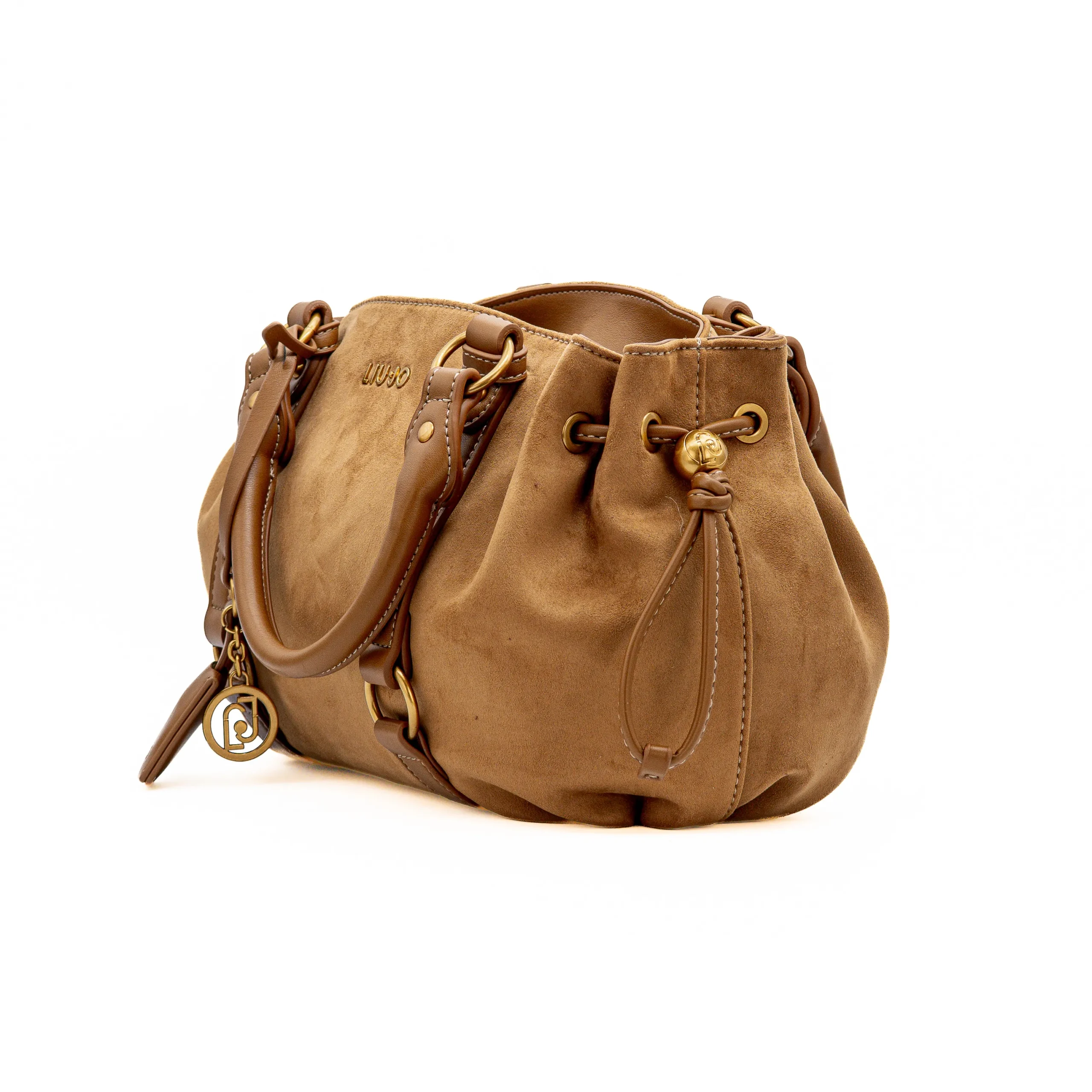 Mala Liu Jo AF6081 Bege vista lateral