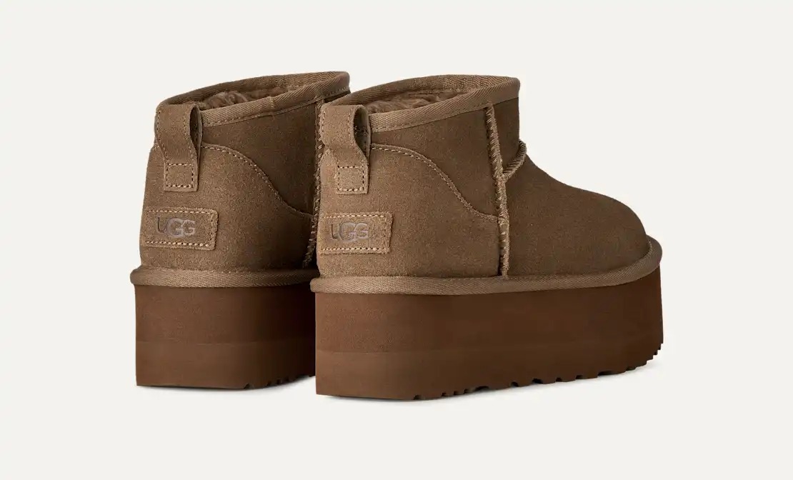 Bota UGG W Classic Ultra Mini Platform Bronze - Image 3