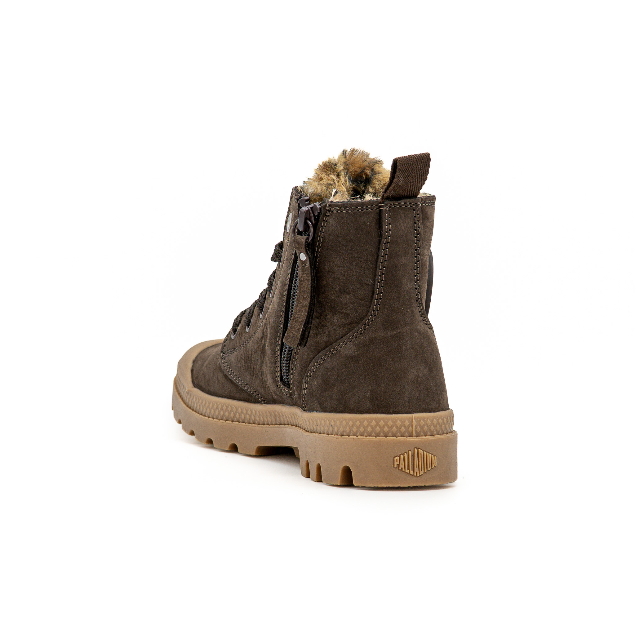 Bota Palladium Pampa Hi Zip WL Wild Castanho - Image 3