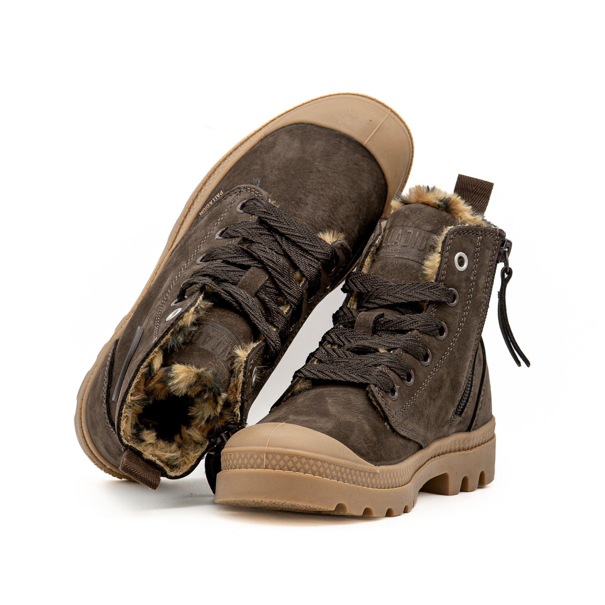 Bota Palladium Pampa Hi Zip WL Wild Castanho - Image 4