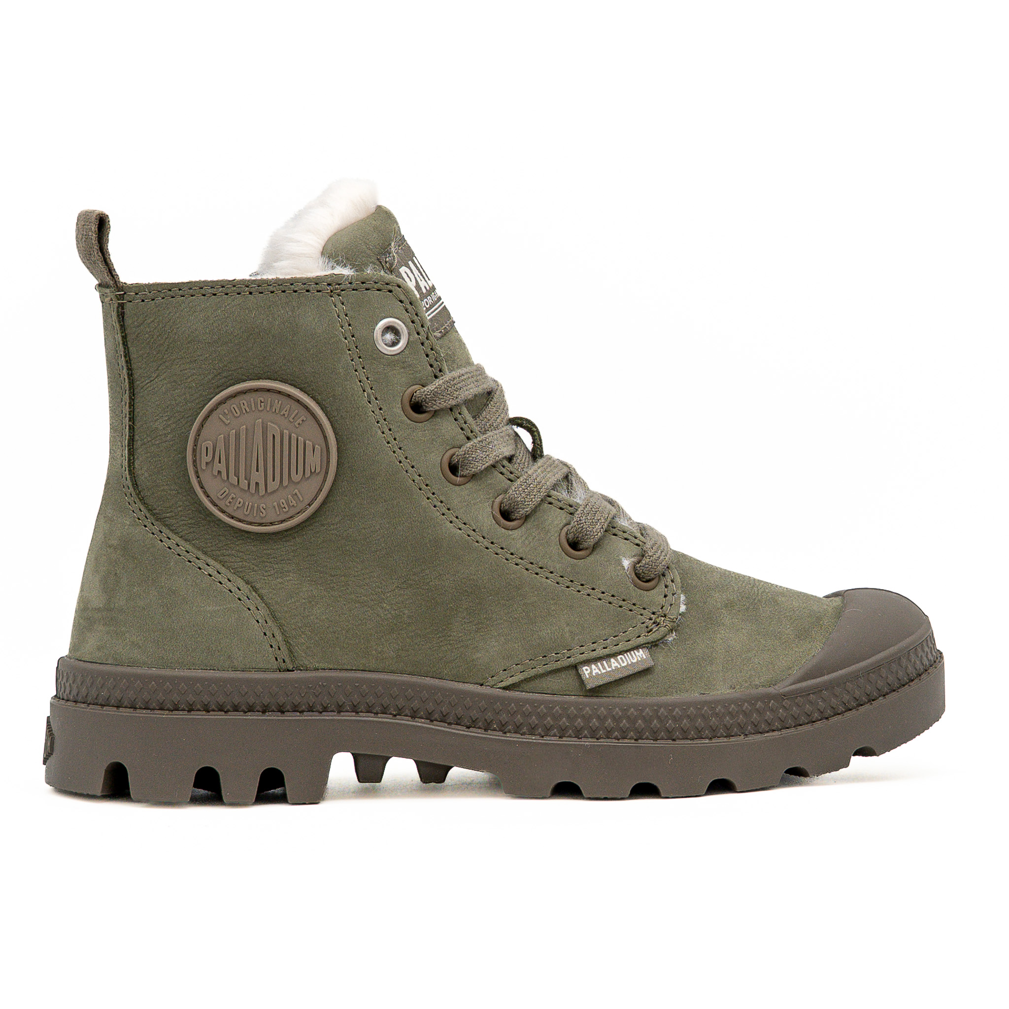 Bota Palladium Pampa Hi Zip WL Verde